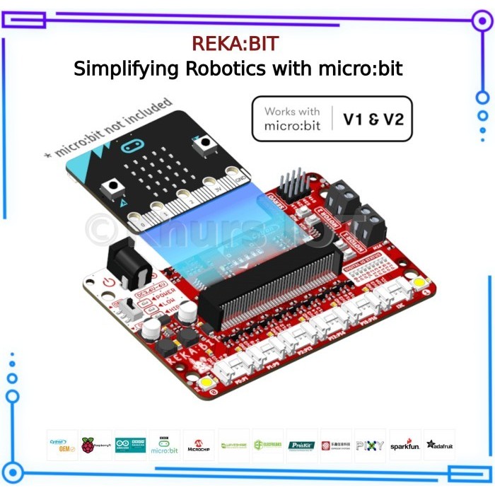 Jual JS99 REKA:BIT - Robotics with REKABIT For micro:bit V1 / Microbit ...