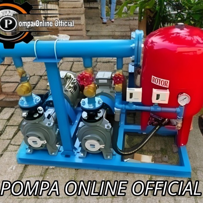 Jual POMPA BOOSTER 2 UNIT CENTRIFUGAL EBARA 50×40 FSHA 2,2KW 3HP 380V ...