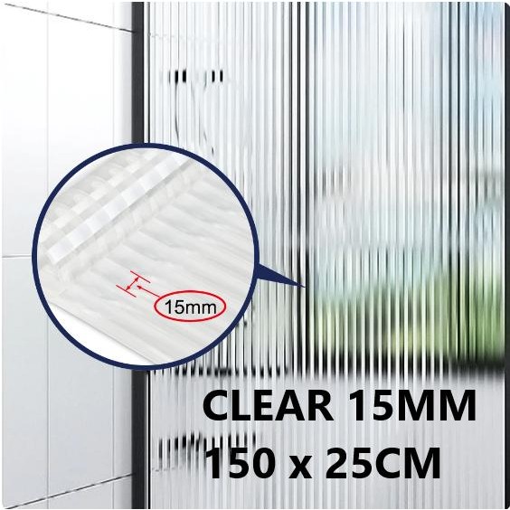 Jual Sticker Kaca Fluted Moru 3D Reeded Glass Sticker Decorative Window ...