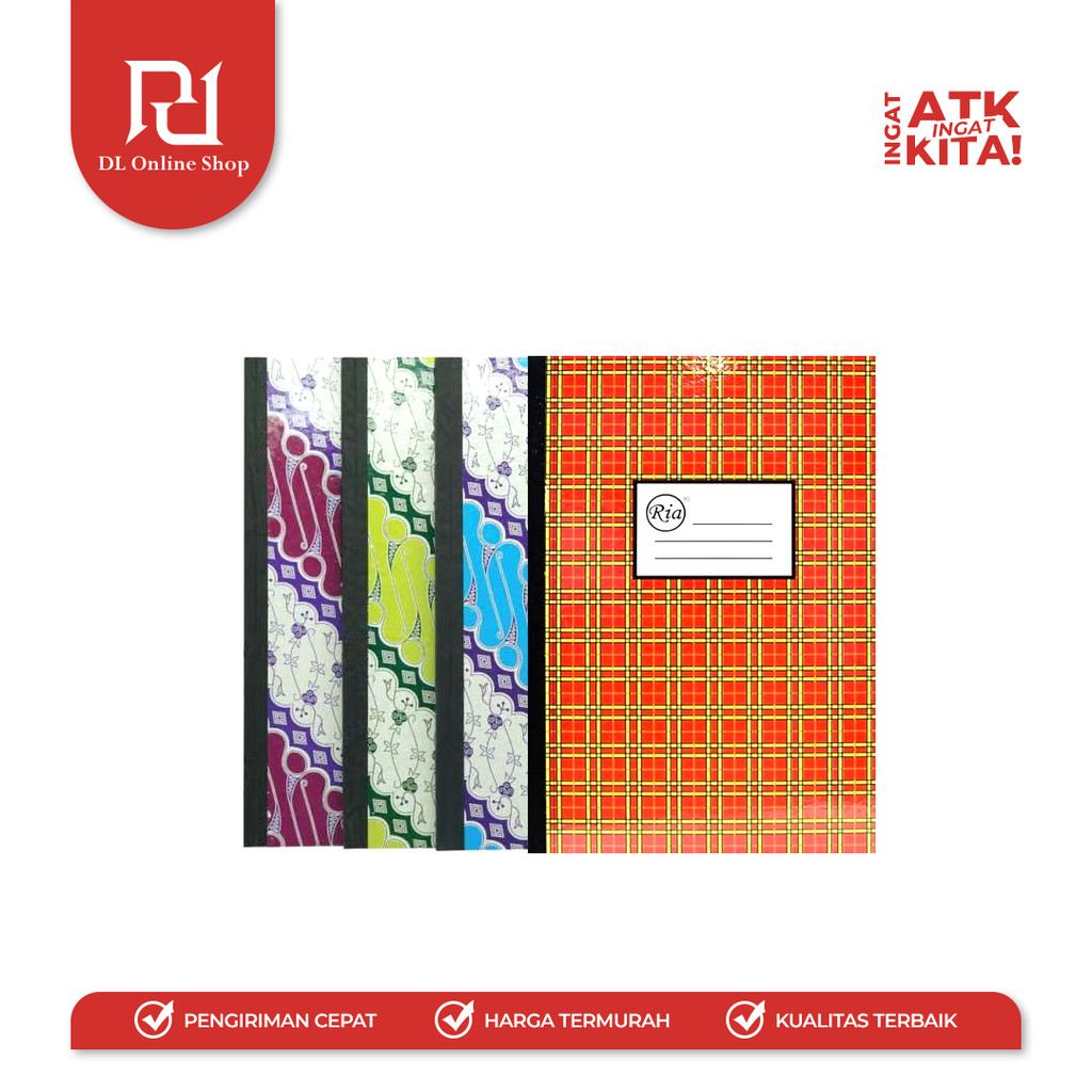 Jual RIA BUKU FOLIO 100LEMBAR (1BUKU) | Shopee Indonesia