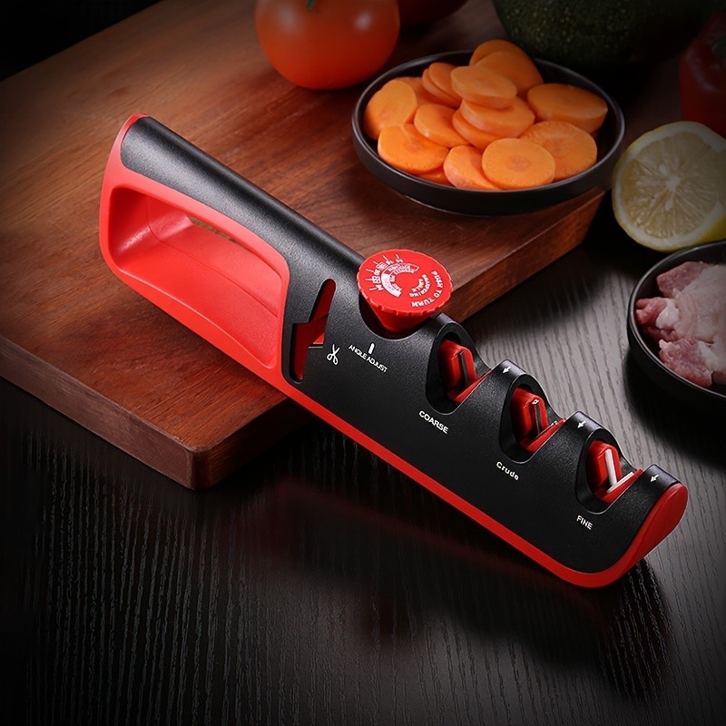 Jual 4-in-1 Knife Sharpener Adjustable Angle Professional Kitchen ...