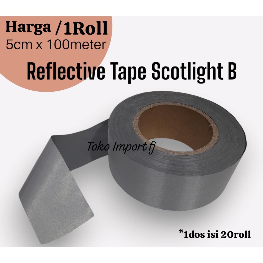 Jual Scotchlite Skotlet Scotlight Pita Pemantul Cahaya Kain Jahit B 5cm ...