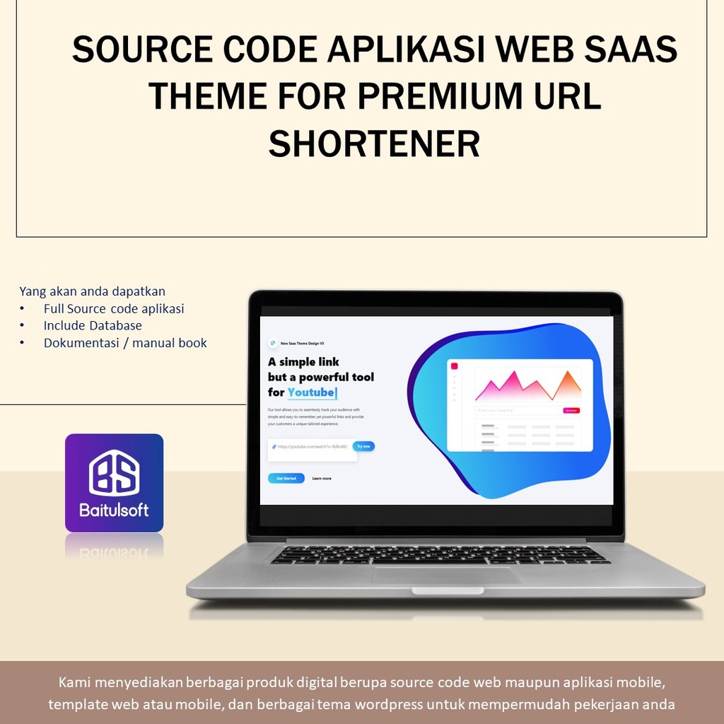 Jual SOURCE CODE APLIKASI WEB SAAS THEME FOR PREMIUM URL SHORTENER ...