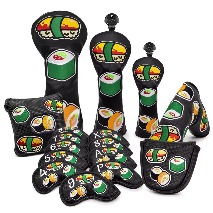 Whimsical Sushi Golf Club Headcover