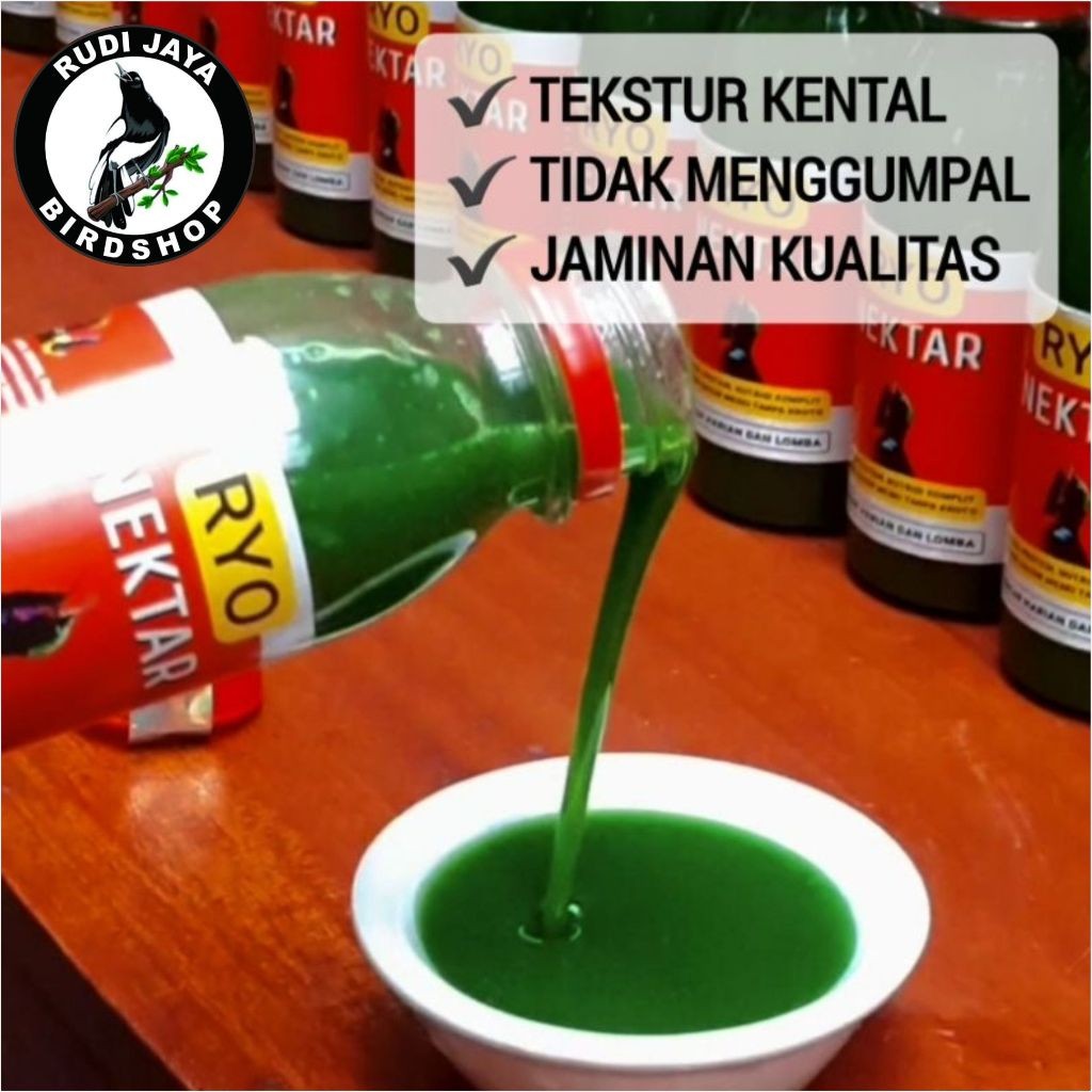 Jual Jual Ryo Nektar Ml Nectar Pakan Makanan Burung Kolibri Konin Sogon Tanpa Kroto Tanpa