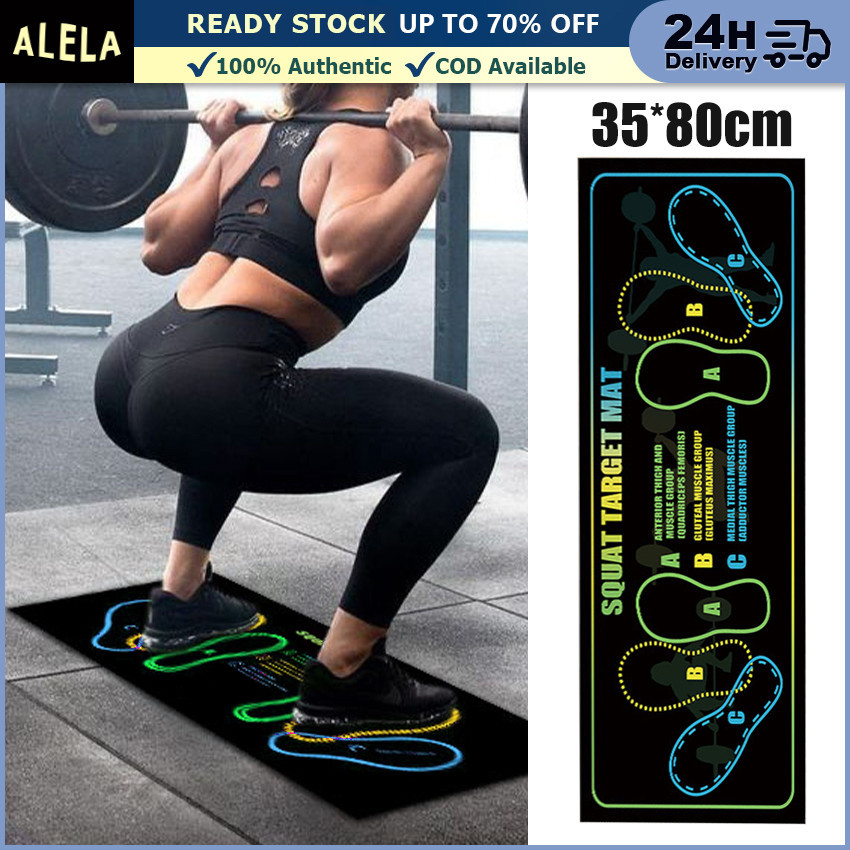 Jual Squat Target Mat Karpet Olahraga Rumah Anti Slip Untuk Latihan ...