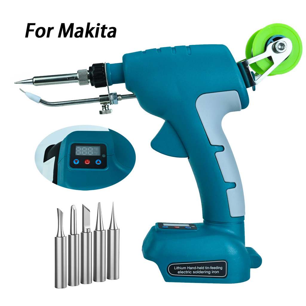 TIHOOK 72W Cordless Digital Soldering Iron Station For Makita 18V, AC/DC Soldering Iron With - View #10