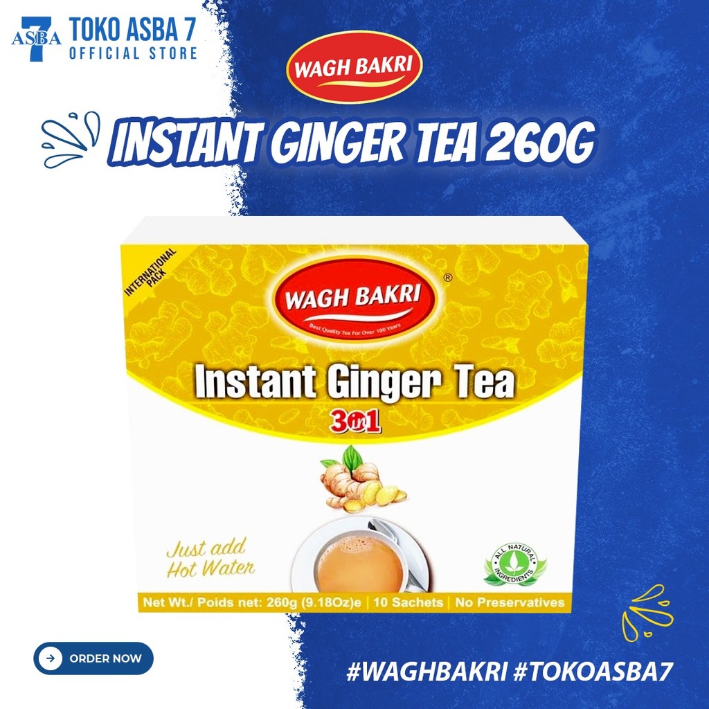 Jual WAGH BAKRI INS GINGER TEA 260 GR | Shopee Indonesia