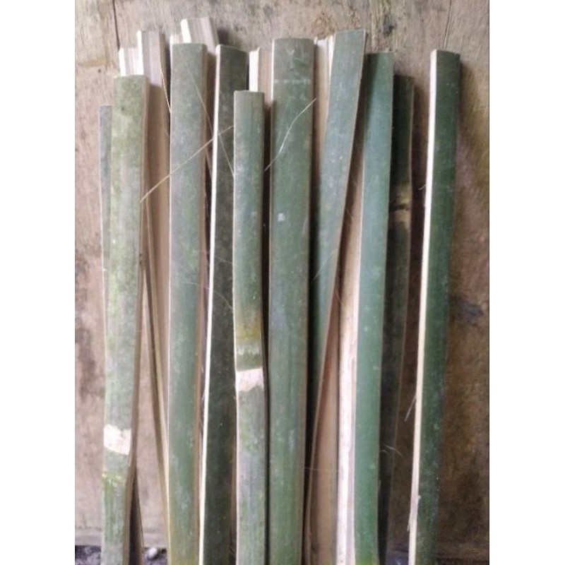 Jual bambu bilah ajir tanaman 25cm- 150cm/ turus penyangga tanaman ...