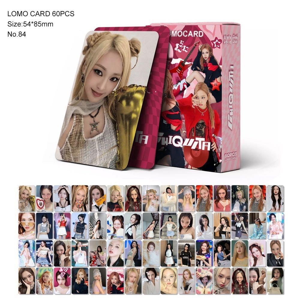 Jual [60Pcs] Pack Photocard Chiquita Baby Monster Pink Selca Lomocard ...