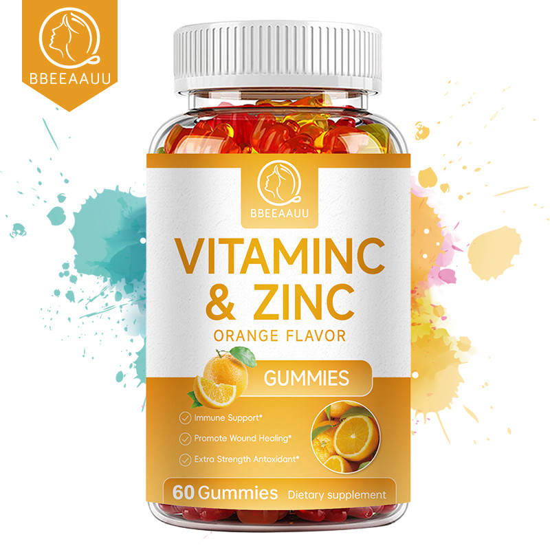 Jual BBEEAAUU Vitamin C 1000mg with Zinc Gummies for Immune & Collagen ...