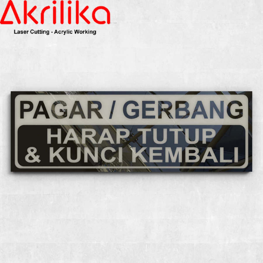 Nomor rumah akrilik custom – angka rumah akrilik model minimalis
