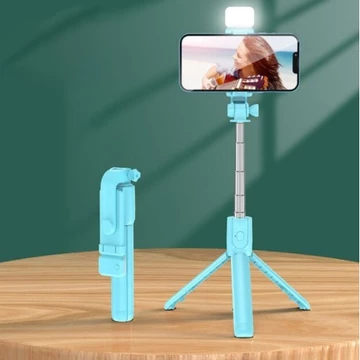 Tongkat Selfie Stick R1S Tongsis Lipat Mini 4in1 Plus Remote Control Bluetooth Tripod Plus