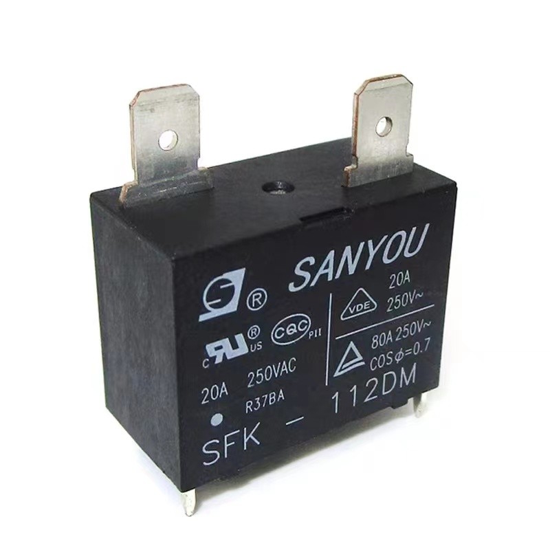 Relais SFK-112DM - Lot De 5, 20A 250V AC, 4 Broches - Pour Contrôle Industriel, Domotique - 9