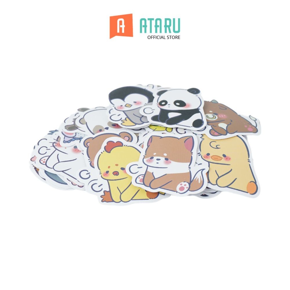 Jual Ataru Set 60 Pcs Stiker Yellow Duck Series Stiker Dekoratif Lucu ...