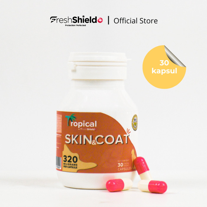 Jual Tropical by Fresh Shield+ SKIN & COAT Vitamin Kucing - Vitamin ...