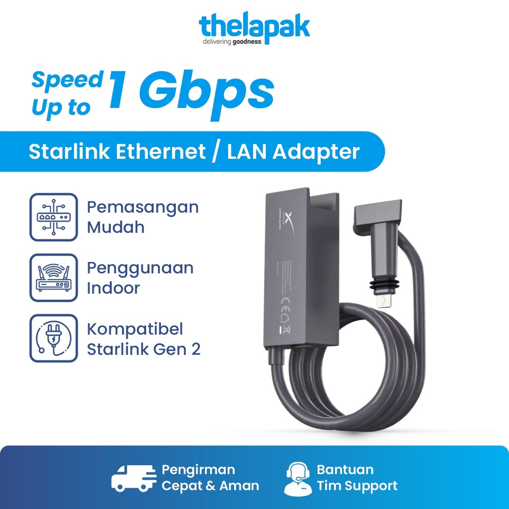 Répartiteur PoE Pour Starlink Mini - Étanche IP68, Gigabit, 100W - Compatible Dishy Mini Pour Intérieur/extérieur