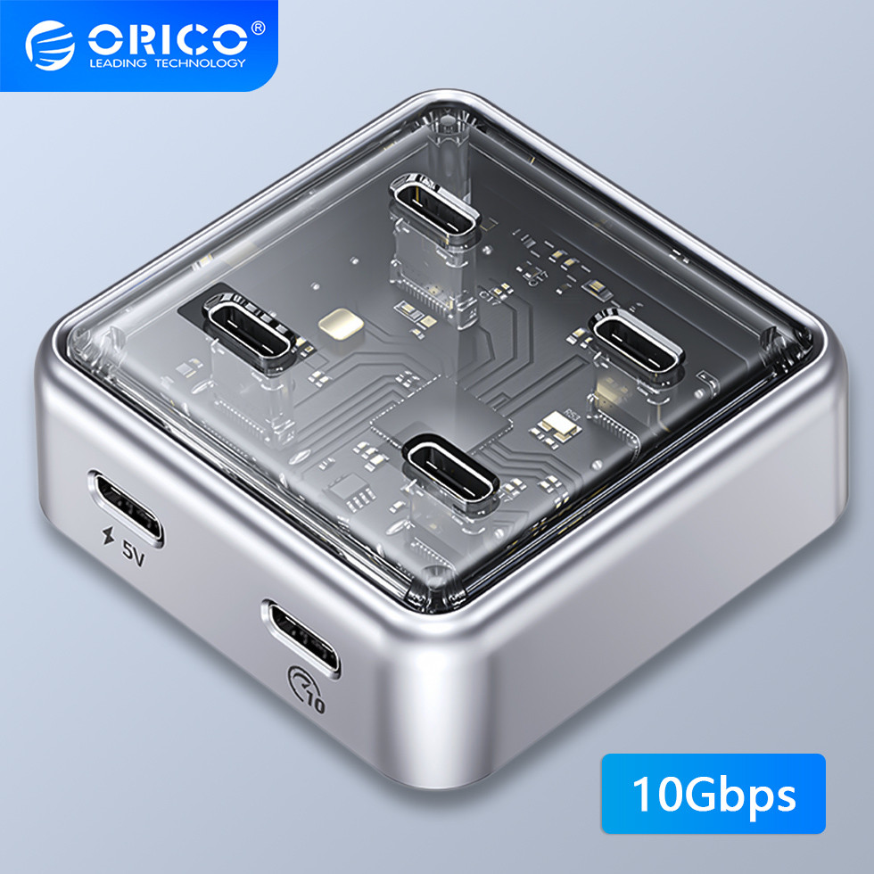 Jual ORICO Multiple USB A Type C Ports Splitter Hub 4 10Gbps USB 3.1 ...