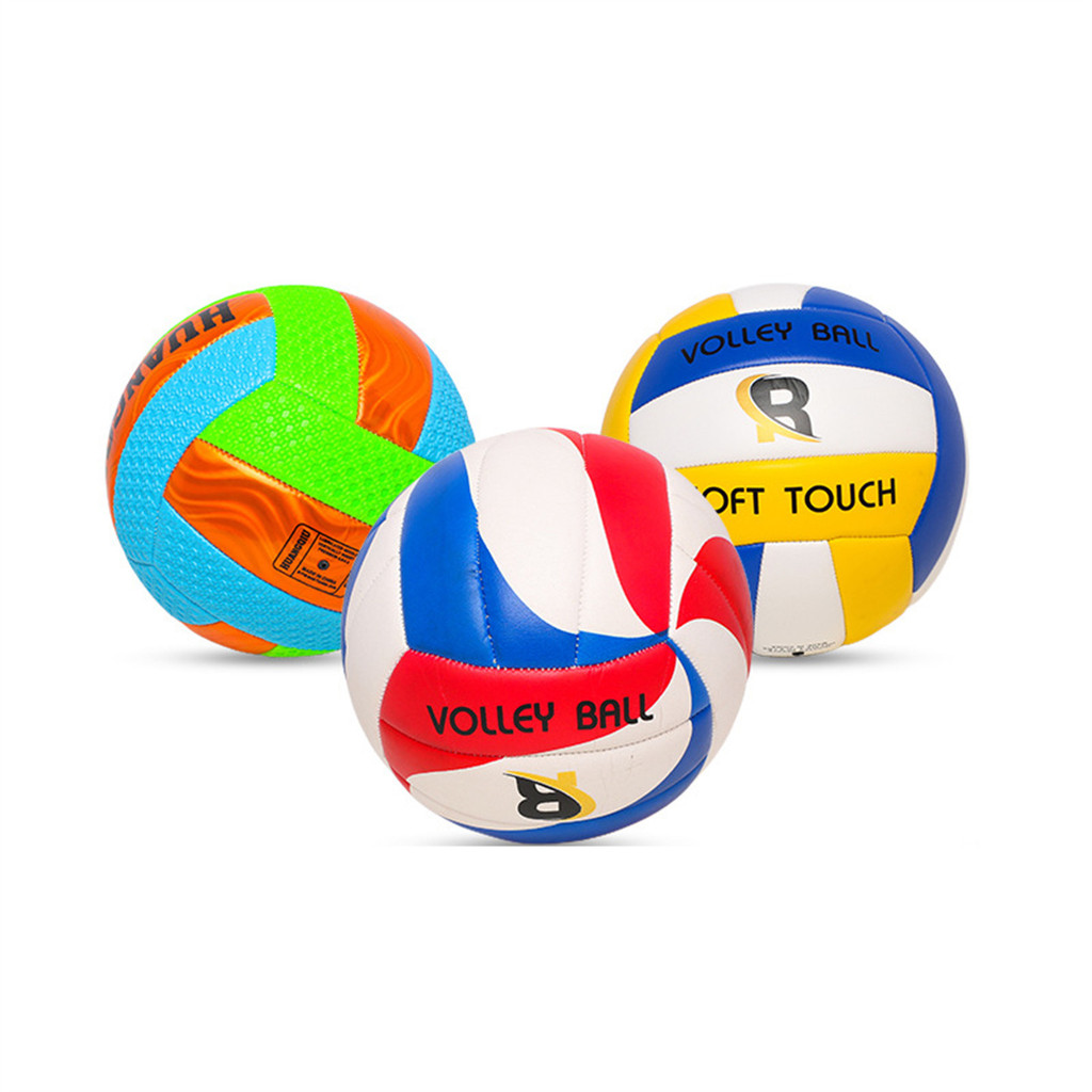 Ballon Volleyball Beach WANDGU - Soft Touch Taille 5 Officielle Avec Pompe - Intérieur Extérieur