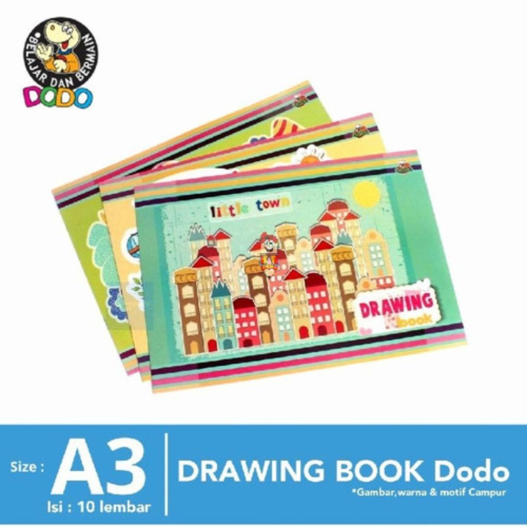 Jual Buku Gambar A3 DODO Drawing Book Ukuran A3 Besar Isi 8 Lembar