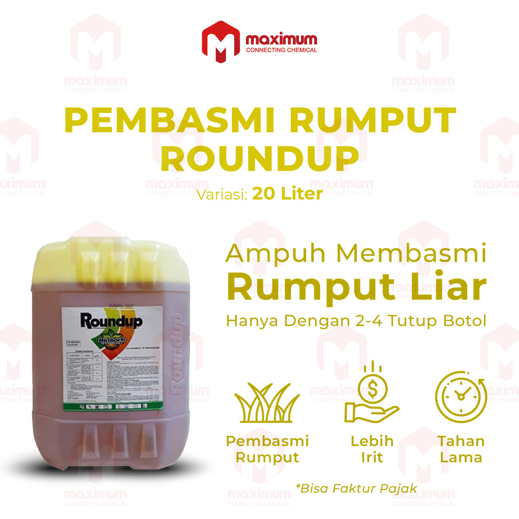 Jual RoundUp 20 Liter - Obat Pembasmi Rumput Round Up | Shopee Indonesia