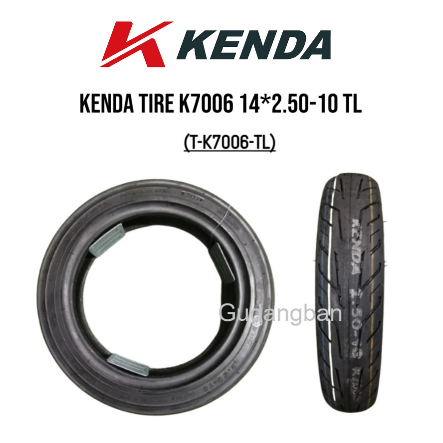 Jual [ PAKETAN/SATUAN ] K7006 2.50 - 10 KENDA 250 RING 10 ORIGINAL BARU ...
