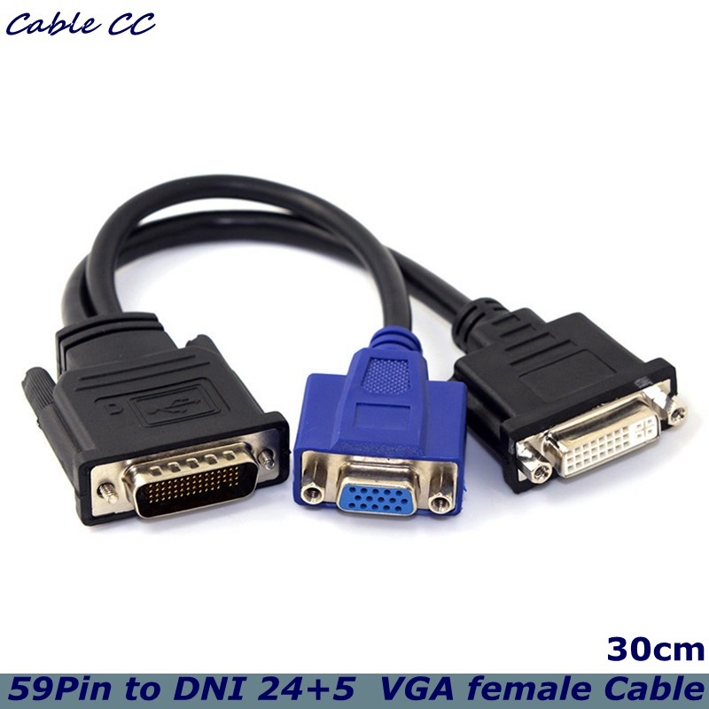 Jual DMS-59 Revolution DVI 24 + 5 Female & VGA RG 15pin Female ...