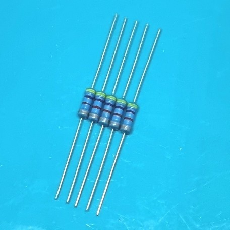 Jual 10Pcs 4K7 Ohm 472 Ohm 0.5W 1/2W 5% Blue Carbon Film Resistor ...