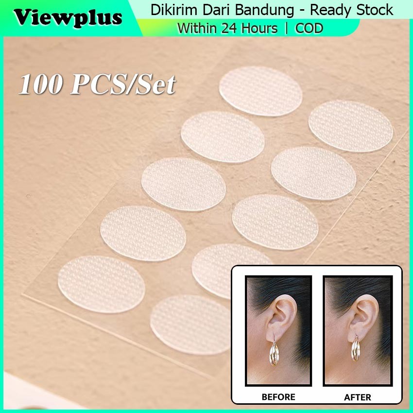 Jual 100Pcs Tindik Telinga Perlindungan Stiker Ear Piercing Protection ...