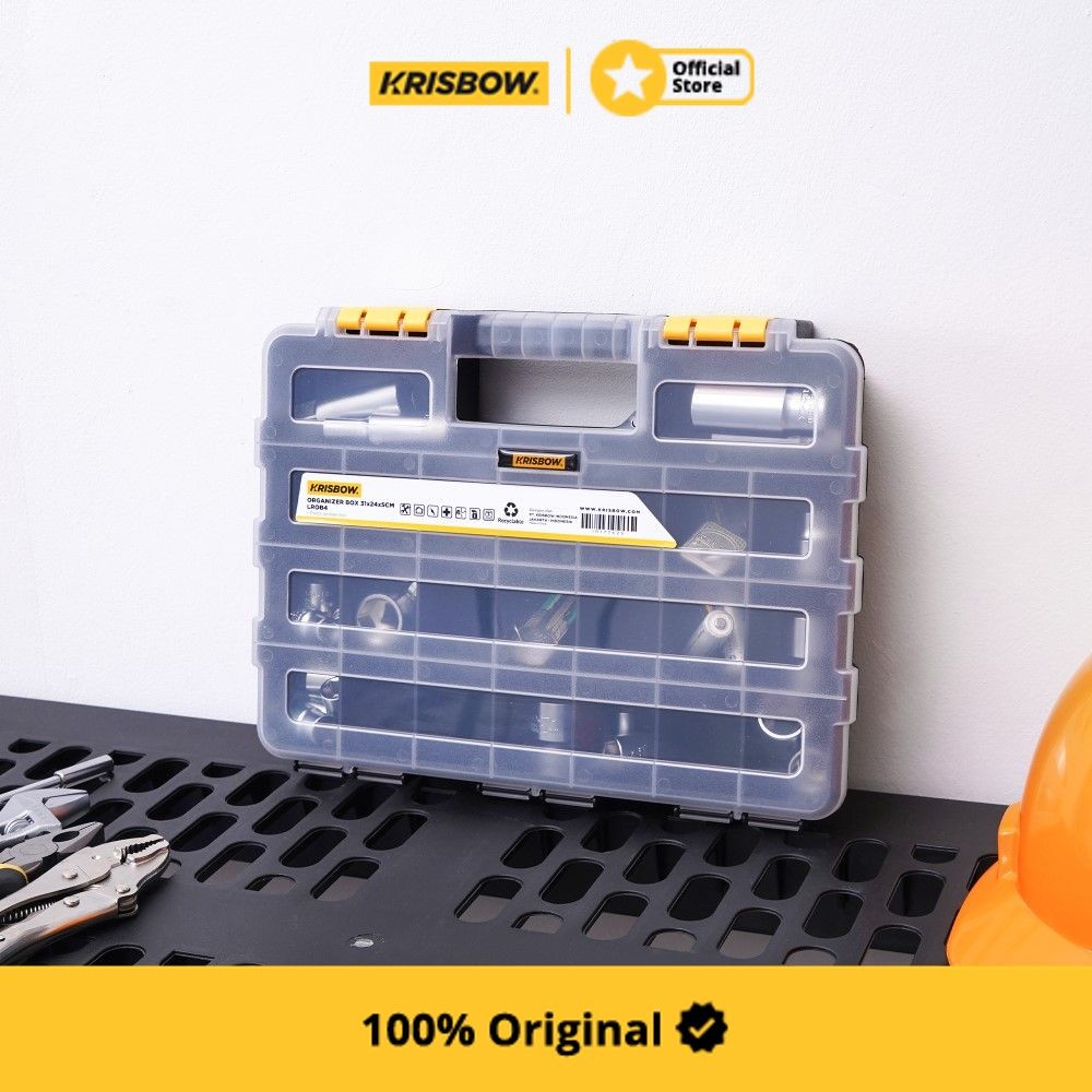 Jual Krisbow Organizer Box Kotak Aksesoris Perkakas 31x24x5 cm | Shopee ...