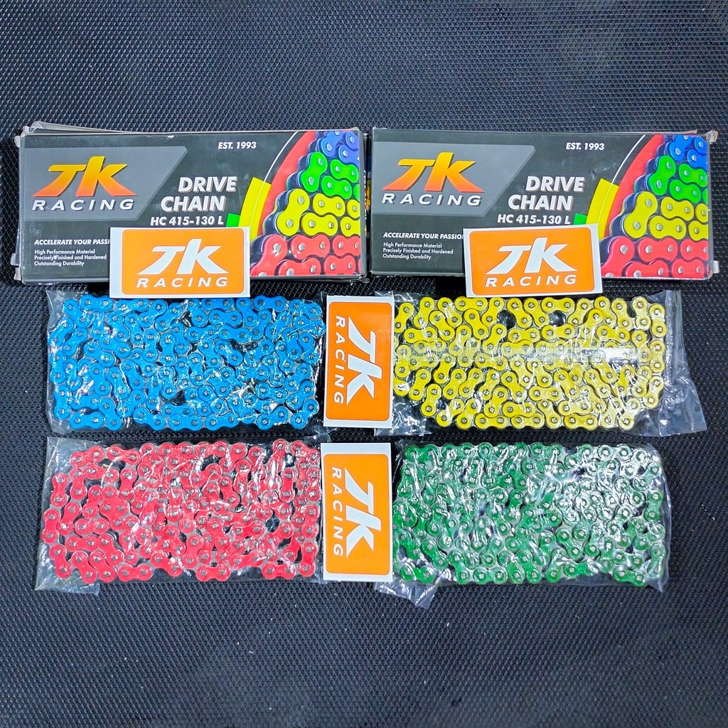 Jual RANTAI TK RACING 415 - 130 TIPE HS/HC WARNA GOLD/MERAH/KUNING/BIRU ...