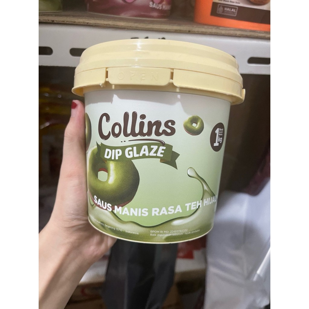 Jual Glaze Collins Matcha @1 kg | Shopee Indonesia