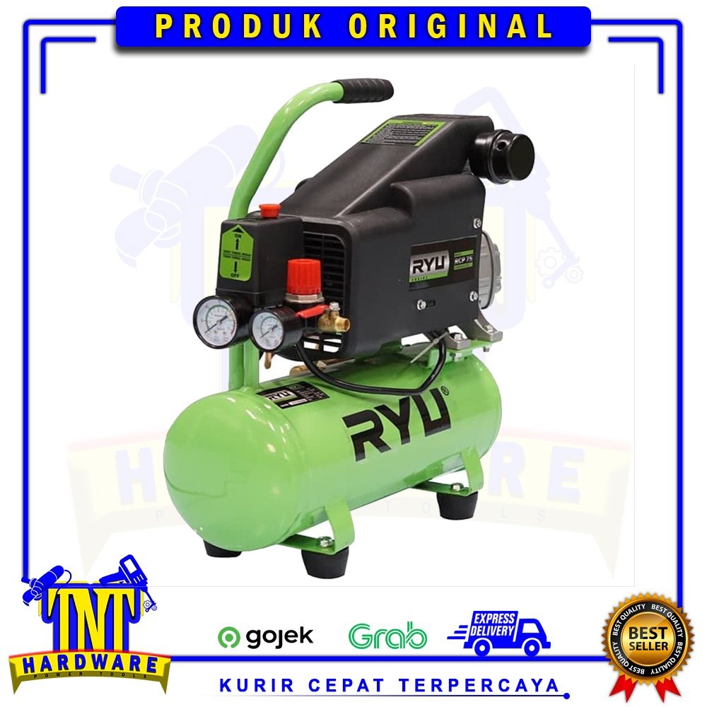 Jual KOMPRESOR ANGIN / COMPRESSOR RYU RCP 75 RYU 500 W BY TEKIRO RYU ...