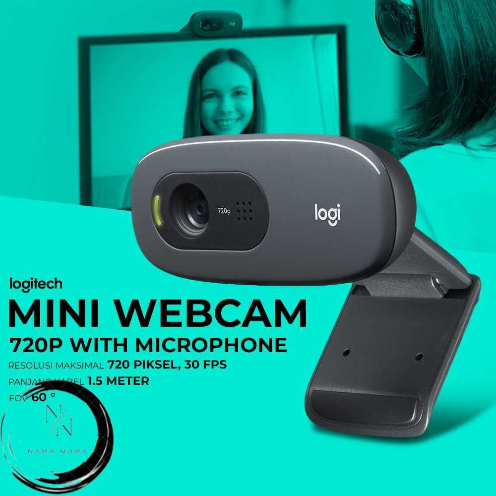 Jual Logitech Mini Webcam HD 720P with Microphone - C270 | Shopee Indonesia