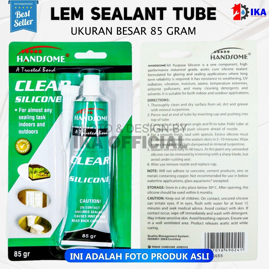 Jual Lem Kaca Silicone Odol Tube Besar Gr Gram Handsome Lem Kaca Gram Lem Silicon