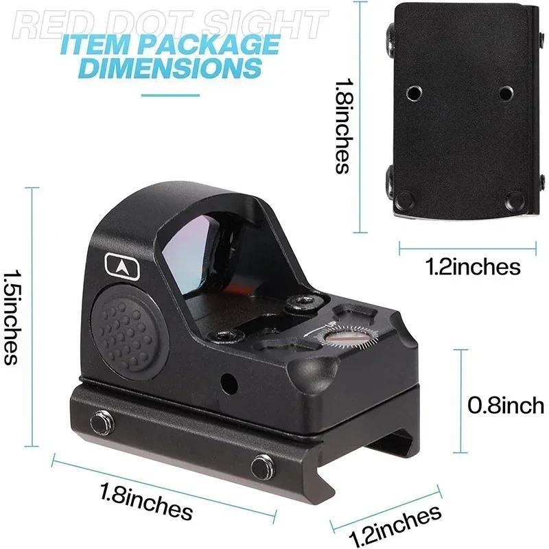 Jual Red Dot Sight with 12 Brightness Settings Durable RMR Mini ...