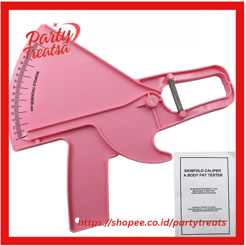Jual 0-80mm Body Fat Measure Tester Analyzer Sebum Caliper Clamp Shaped ...