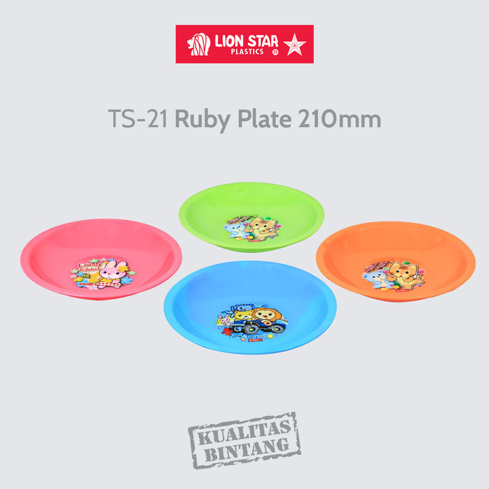 Jual LUXTON Lion Star TS-21 Ruby Plate 210 mm Piring Makan Anak Mangkok ...