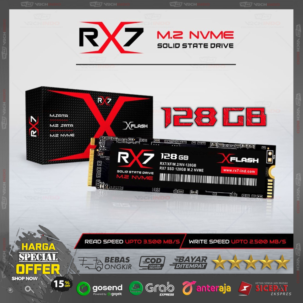 Jual SSD NVMe M.2 RX7 XFlash - SSD NVME M2 RX7 X-Flash 128 GB 2280 PCIe ...