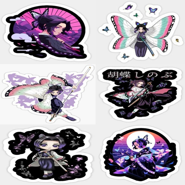 Jual DLS25 Sticker Shinobu Kocho Demon Slayer | Shopee Indonesia