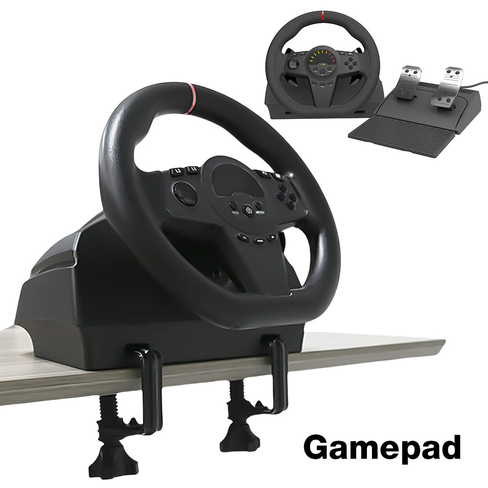 Jual Game Racing Wheel Simracing 270 Degree PC Steering Wheel Car Pedal ...