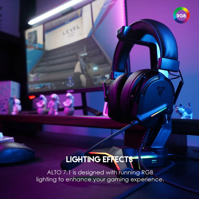 Jual FANTECH Headset ALTO 7.1 HG26 RGB Headset Gaming Mobile | Shopee ...
