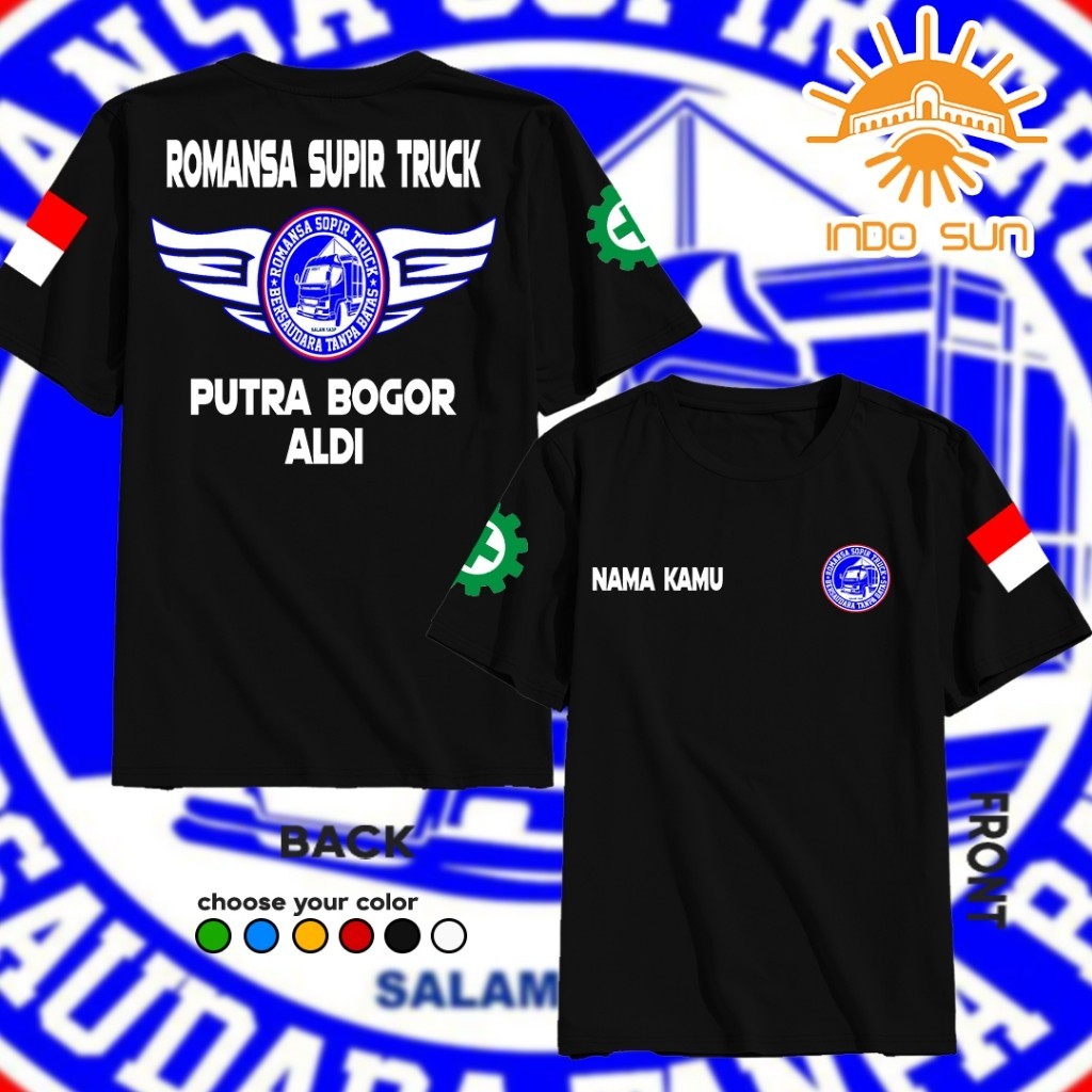 Jual KAOS ROMANSA SUPIR TRUCK/KAOS TRUCK LOVERS/KAOS TRUCK TERBARU/KAOS ...
