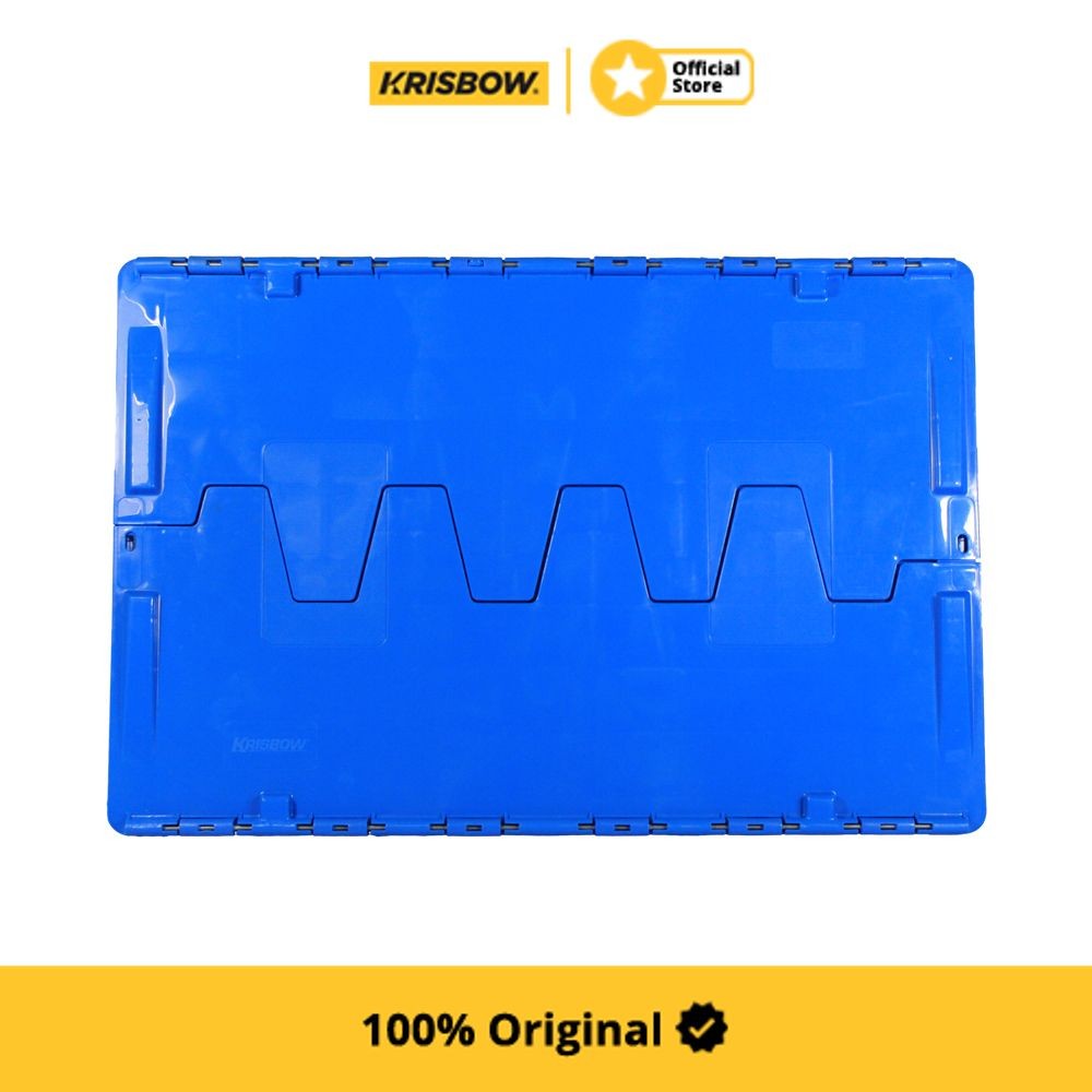 Jual Krisbow Nestable Kontainer Dengan Tutup 58 Ltr - Biru Lrncb1 ...