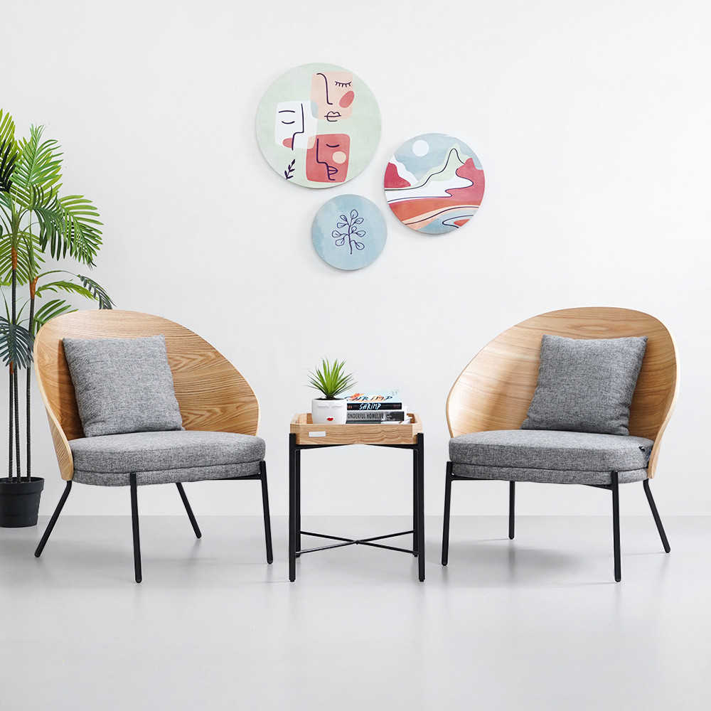 Jual Informa Sawara Kursi Lounge - Abu-Abu Natural Aesthetic Chair ...