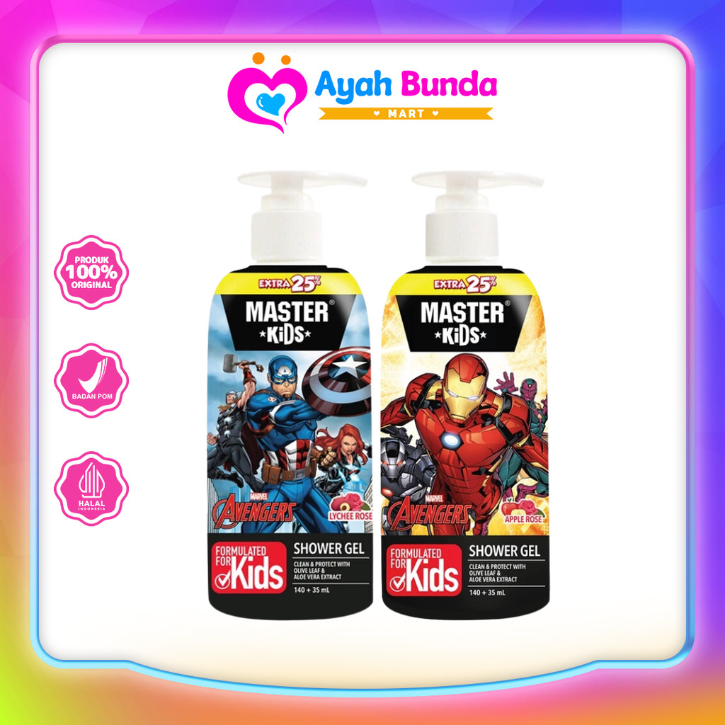 Jual Master Kids Shower Gel 175ml - Sabun Mandi Anak | Ayah Bunda Mart ...