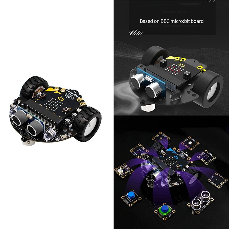Jual Hot-Robot Programmable Robotic Kit Based On BBC Microbit V2 And V1 ...