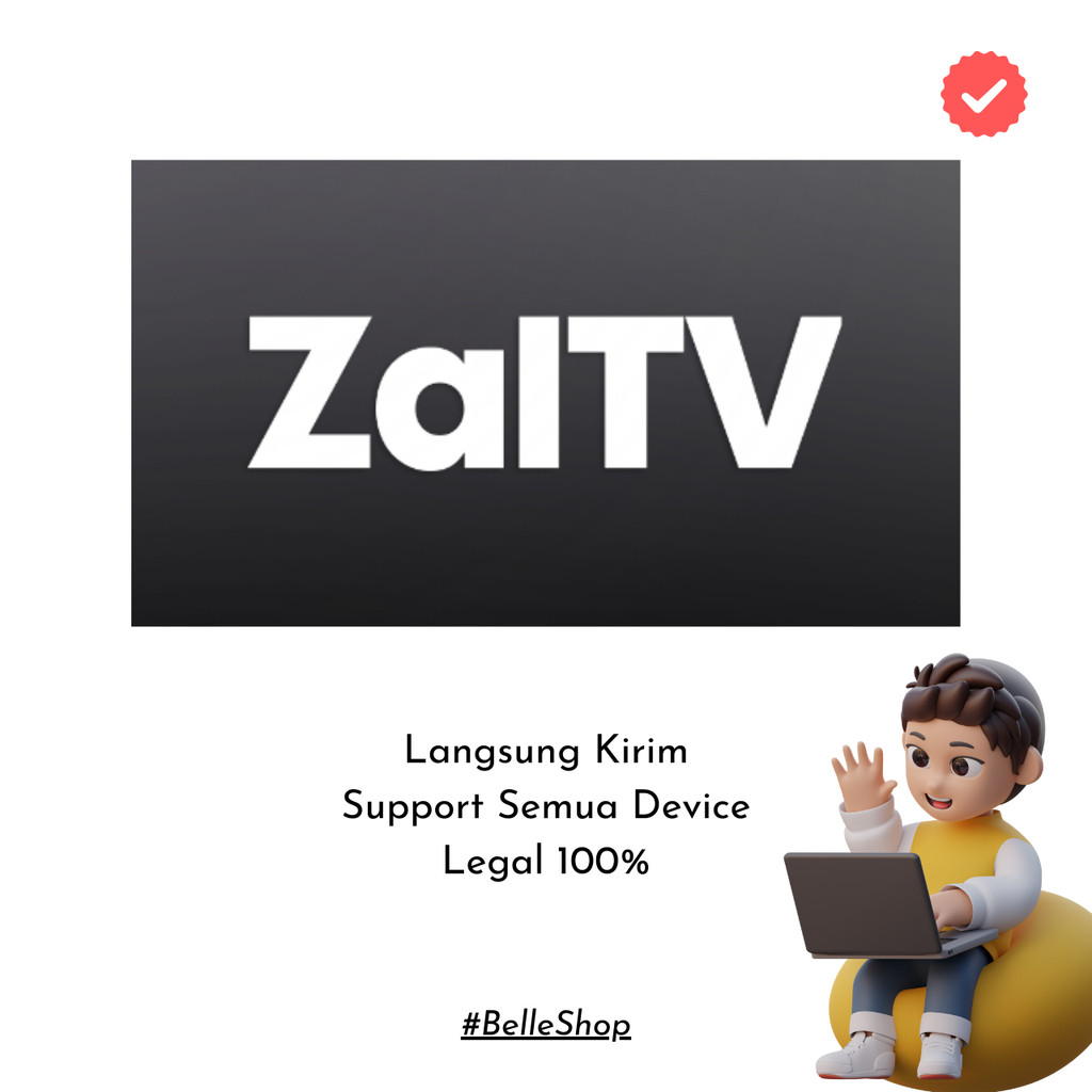 Jual KODE ZALTV LISENSI ORIGINAL SOFTWARE RESMI BERLANGGANAN Belle