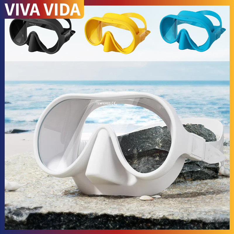 Jual VIVA Masker Selam Anti-kabut Bingkai Besar Kacamata Selam Tepi ...