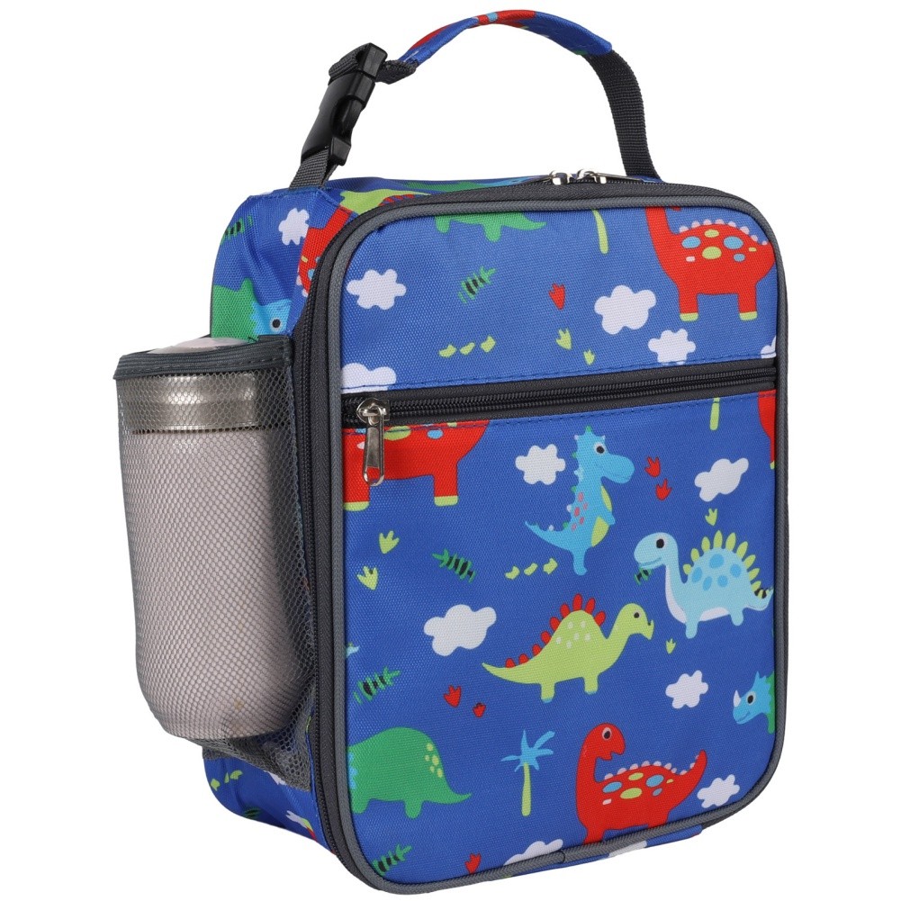 Jual Lun Bag Dinosaur Print Insulation Cooler Bag Kids Women Lun Box ...